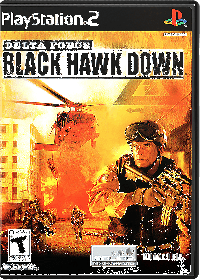 Delta Force Black Hawk Down Playstation 2 US box art